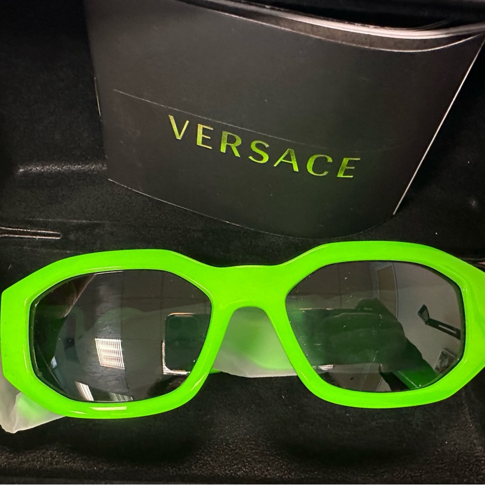 New Versace Green Fluo Sunglasses